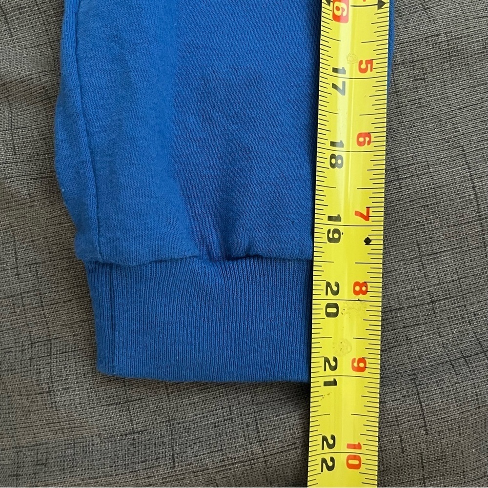 Vintage SpongeBob SquarePants Long Sleeve Tee Shirt Kids 8/10 2004 Blue Y2K 90s - Picture 9 of 10